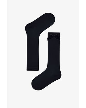 Jungentrainer Socken mit Pompon-Detail