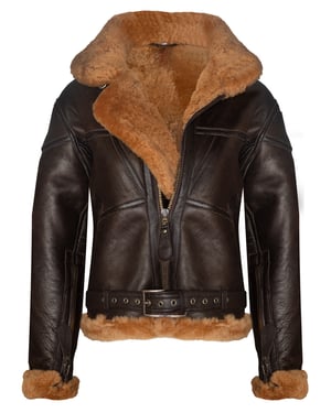 RAF-Fliegerjacke aus Schaffell für Damen – Albany