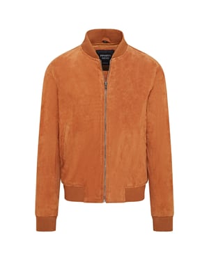 Weiche MA-1 Varsity Bomberjacke aus Ziegenwildleder f�r Herren - Dalian