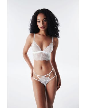Bestickter Spitzen-Bralette