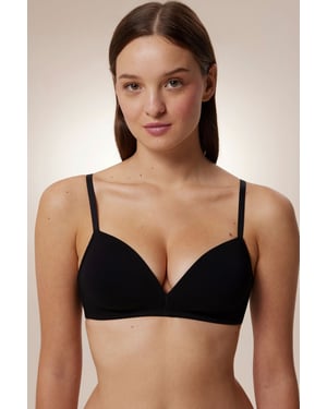 Baumwoll-Jersey-Bralette mit verstellbaren Trägern
