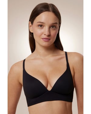 Fester gestrickter Bralette, verstellbare Träger