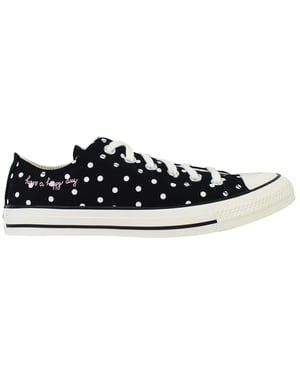 Converse Chuck Taylor All Star Pünktchen Damen Schwarz Ballerinas