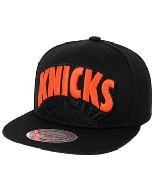 Mitchell & Ness NBA New York Knicks Cropped XL HWC Schwarze Kappe