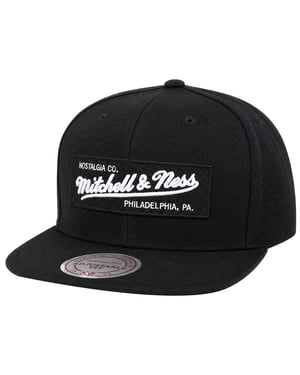 Mitchell & Ness Full Dollar Schwarze Kappe