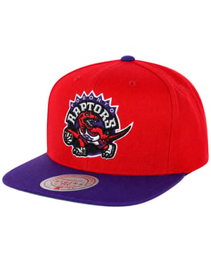 Mitchell & Ness NBA Toronto Raptors Wollmütze in zwei Farben Rot/Violett