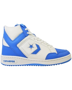 Converse Weapon Mid Unisex Weiß/Blaue Sneakers