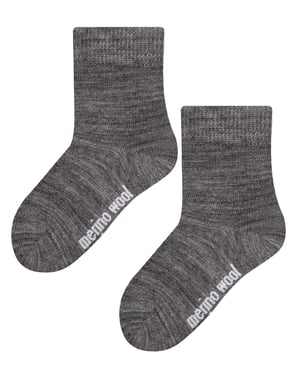 Steven - Kids Warm Merino Wool Thermal Socks - Holzkohle