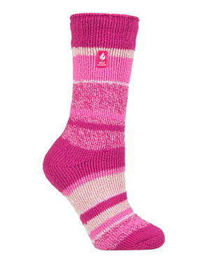 Wärmehalter - Damen Thermosocken für den Winter | Outdoor & Indoor Socken | Kuschelig & Flauschig | Geschenke für Frauen - Berry (Provence)
