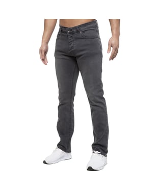 Enzo Herren Straight Fit Stretch Denim Jeans
