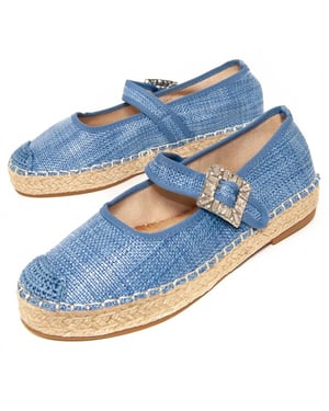 Montevita Wedge Sparto Mercespar Blau