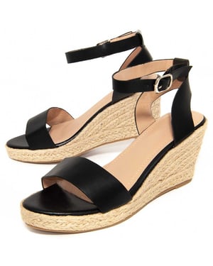 Montevita Wedge Sparto Cunenew2 Schwarz