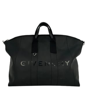 Givenchy Antigona Sporttasche aus schwarzem beschichtetem Canvas