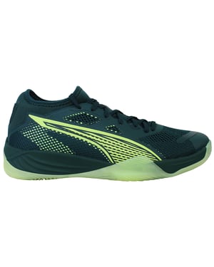 Puma Eliminate Nitro SQD 4 Herren Dunkelgrüne Handballschuhe