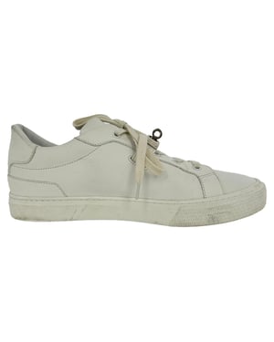 Hermès Day Low-Top Sneakers aus weißem Kalbsleder