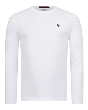 U.S. POLO ASSN. Herren Longsleeve Basic Shirt aus 100 % Baumwolle