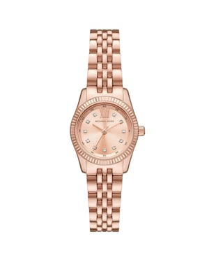 Michael Kors MK4739 Lexington Damenuhr mit Roségold-Zifferblatt
