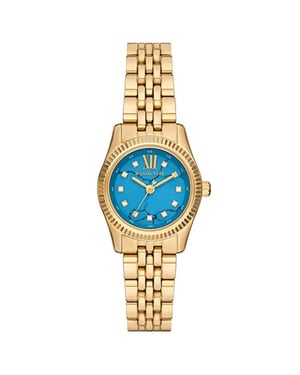 Michael Kors MK4813 Lexington Damenarmbanduhr mit blauen Zifferblatt