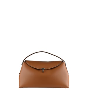 Totême T‑Lock Handtasche - Braun