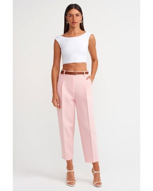 Damen Gerade geschnittene Hose