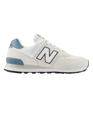 New Balance - "574" Klassisch Sneaker für Herren, Wildleder (Grau/Weiß)