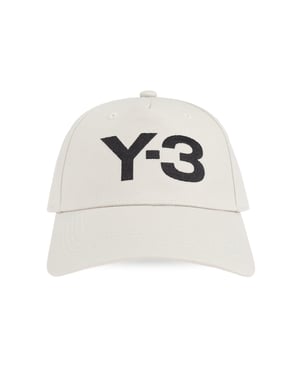 Y-3 Klassische Baseballkappe mit Logo - Weiß