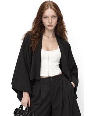 Busem Damen-Kimono - Schwarz