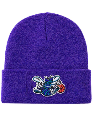 Mitchell & Ness NBA Charlotte Hornets Fandom Strickmütze lila