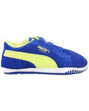 Puma Suede Krabbelschuhe Kinder Blau