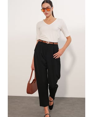 Damen gerade geschnittene Hose
