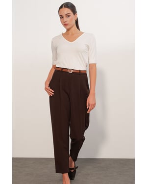 Damen gerade geschnittene Hose