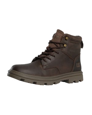 Caterpillar Practitioner Mid Leather Boots, Braun