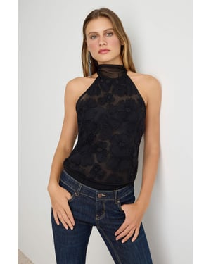 TRENDYOLMİLLA Damen Schwarz Einfarbig Lang, Tailliert Bodys