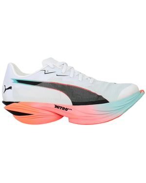 Puma Fast-R Nitro Elite 3 Damen Weiße Laufchuhe
