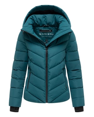 Marikoo Damen Steppjacke Samuiaa – warm, modern & mit abnehmbarer Kapuze