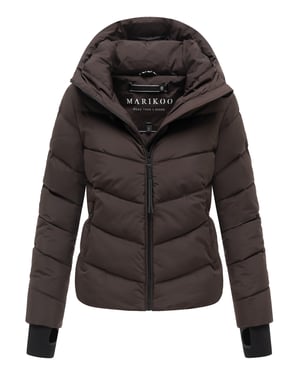 Marikoo Damen Steppjacke Yukanii mit Kapuze & femininer Passform