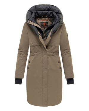 Navahoo Damen Winterjacke Snowelf – Leicht & Warm mit Magnetverschluss