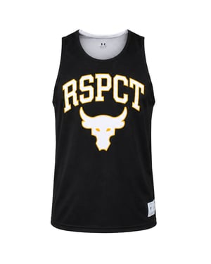 Under Armour x Project Rock Wendeweste Herren Schwarz/Weiß