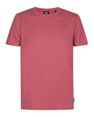 Petrol Industries Jersey-T-Shirt EclipseLuna Herren - Korallenrot