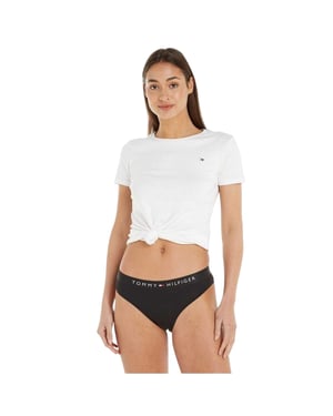 Tommy Hilfiger - Slips für Damen, Bio-Baumwolle (Schwarz)