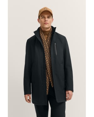 Bugatti Herren Regenmantel Modern Fit wasserdicht und atmungsaktiv