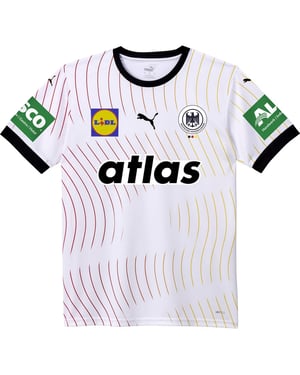 Puma - "DHB Home" Trikot für Herren, Hochleistungsmaterial (Weiß/Schwarz)