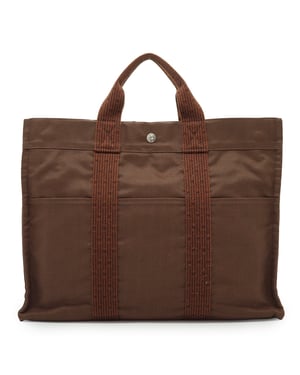 Hermes Vintage Stoffschultertasche Herline