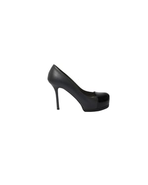 Saint Laurent Pumps aus schwarzem Leder