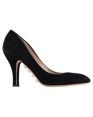 Valentino Garavani SpitzenPumps aus schwarzem Wildleder