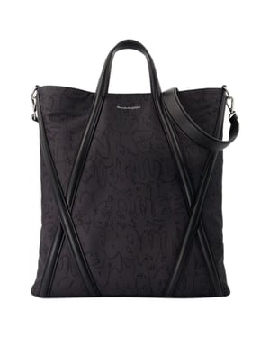 Harness Shopper Bag - Alexander McQueen - Nylon - Schwarz