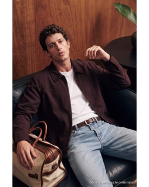 TRENDYOL MAN Herren Braun Einfarbig Lang Regular Fit Jacken