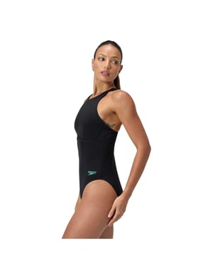 Speedo - "Racer" Badeanzug für Damen (Anthrazit)