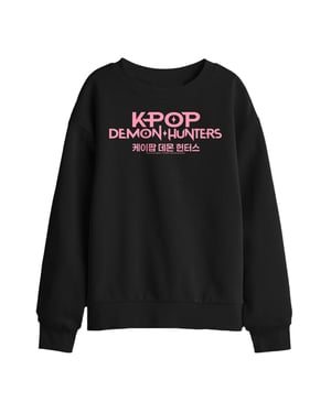 K-Pop Demon Hunters - Sweatshirt für Kinder (Schwarz/Pink)