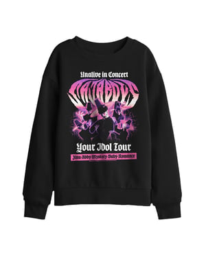 K-Pop Demon Hunters - "Your Idol Tour" Sweatshirt für Kinder (Schwarz)
